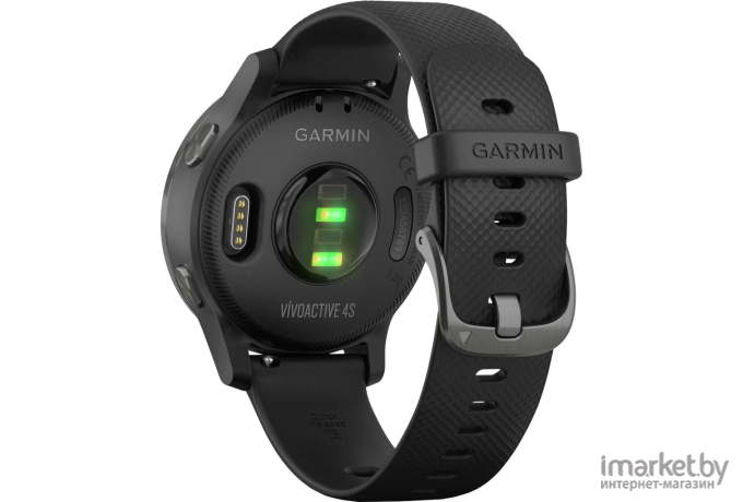 Умные часы Garmin Vivoactive 4s черный/серый [010-02172-13]