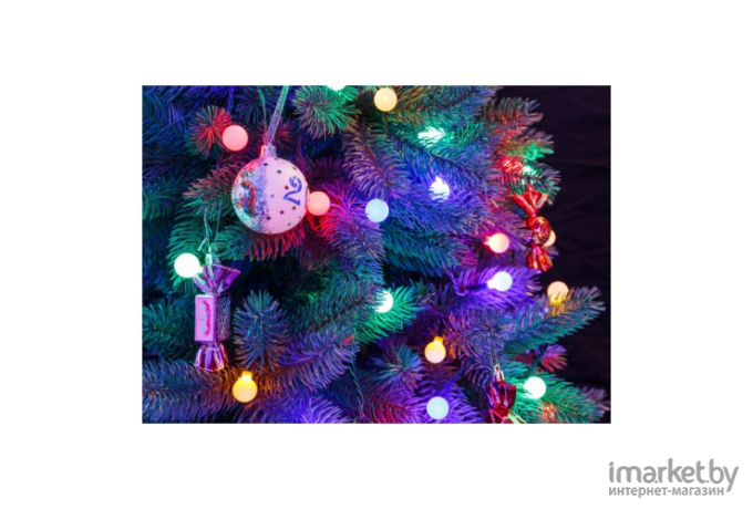 Новогодняя гирлянда Neon-night LED - шарики RGB 5 м 25диодов 23мм IP20