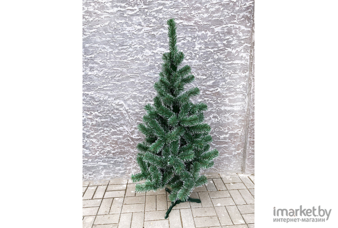 Новогодняя елка GreenTerra Классическая с белыми кончиками 1.2 м