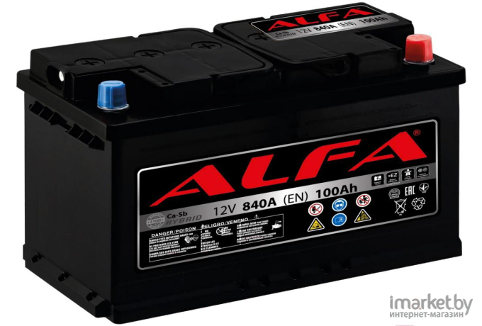 Аккумулятор Alfa Hybrid 100 R [AL 100.0]