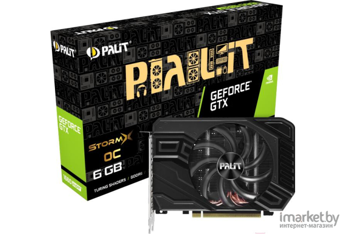 Видеокарта Palit GTX1660 Super StormX OC 6GB GDDR6 [NE6166SS18J9-161F]