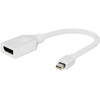  Gembird Cablexpert miniDisplayPort - DisplayPort 20M/20F White [A-mDPM-DPF-001-W]