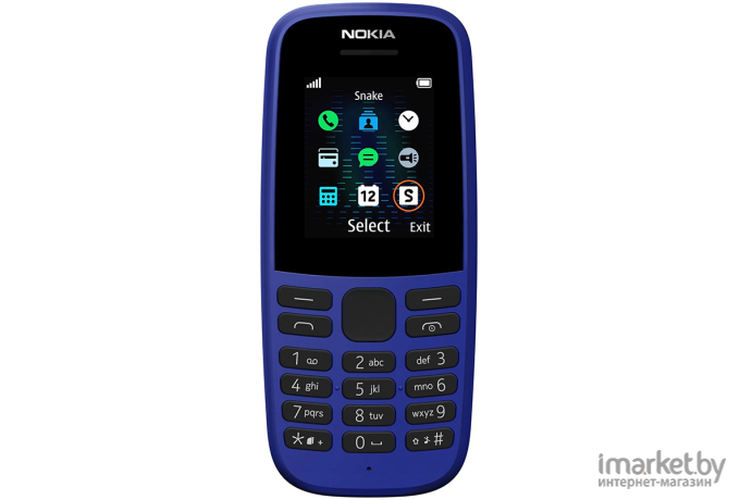 Мобильный телефон Nokia 105 SS TA-1203 Blue