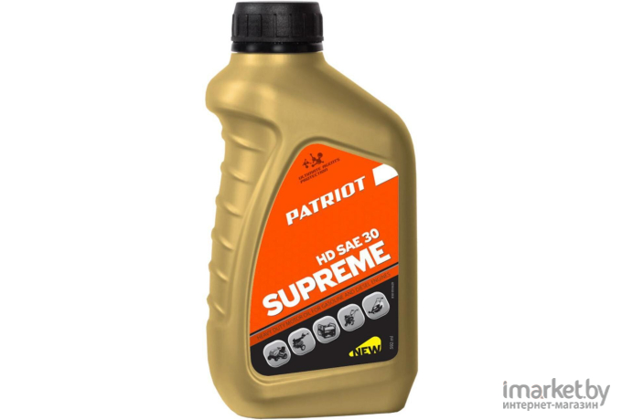 Моторное масло Patriot Supreme HD SAE 30 4T 0,592л [850030629]