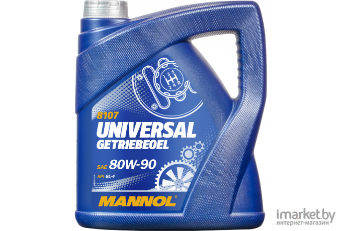Трансмиссионное масло Mannol Universal 80W90 GL-4 4л