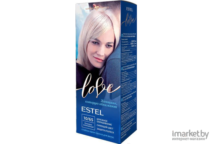 Краска для волос Estel LOVE 10/65 блондин жемчужный