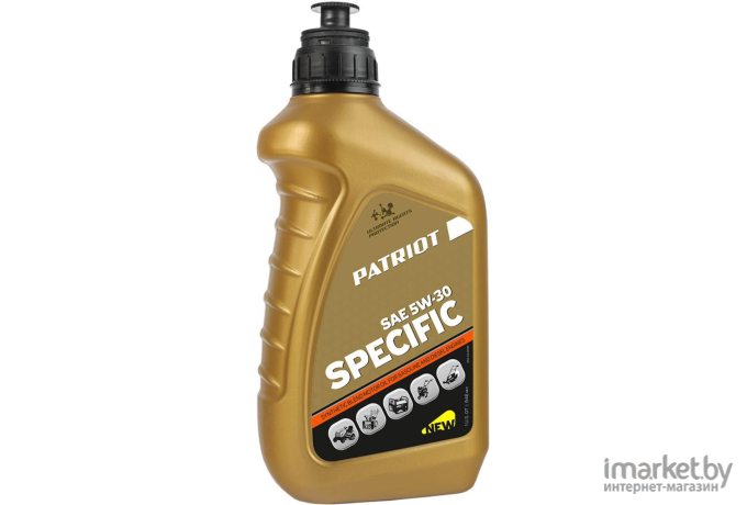 Моторное масло Patriot SPECIFIC HIGH TECH 5W30 SJ/CF 0,946 л
