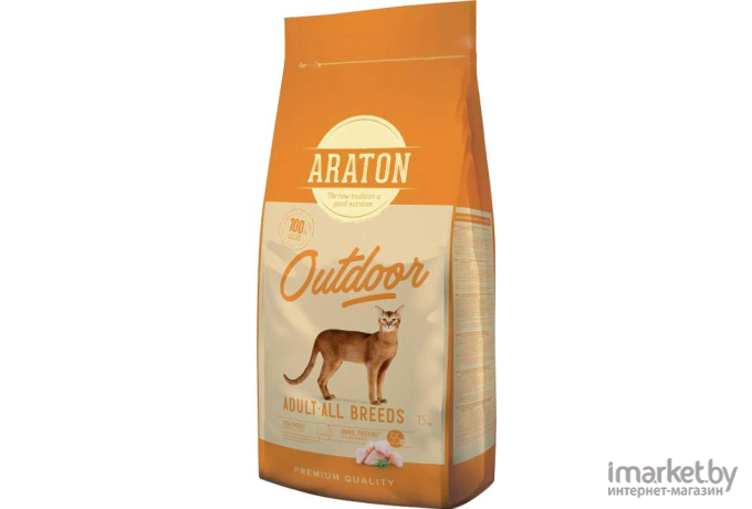 Корм для кошек Araton Adult Outdoor 15 кг