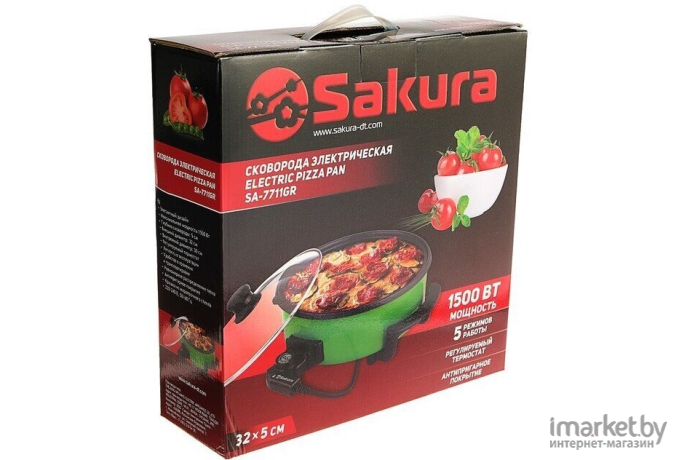 Электрическая сковорода Sakura SA-7711GR