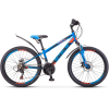 Велосипед Stels Navigator-450 MD 24 V030 13 дюймов синий/неоновый зеленый