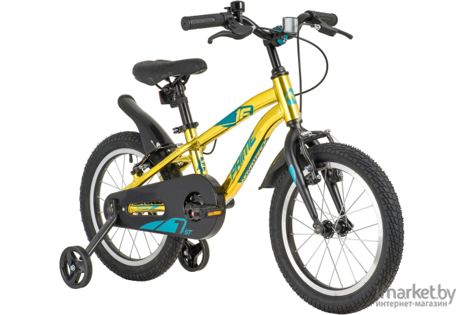 Велосипед Novatrack Prime 16 детский золотой металлик
