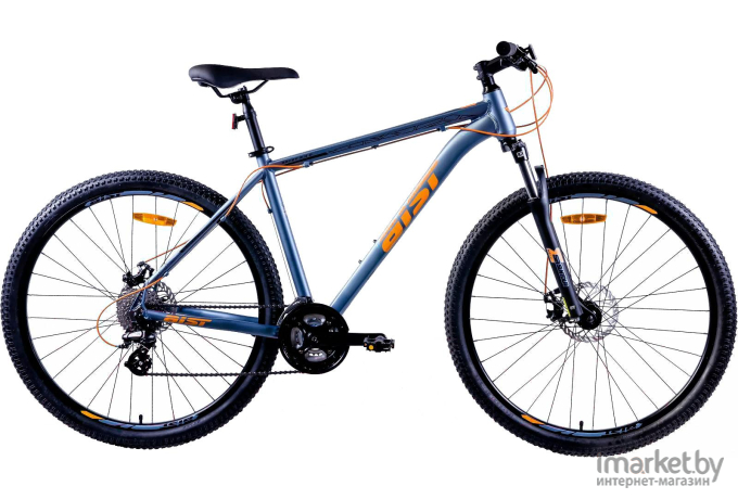 Велосипед AIST Rocky 2.0 Disc 29 рама 21.5 дюйм 2019 серый/оранжевый