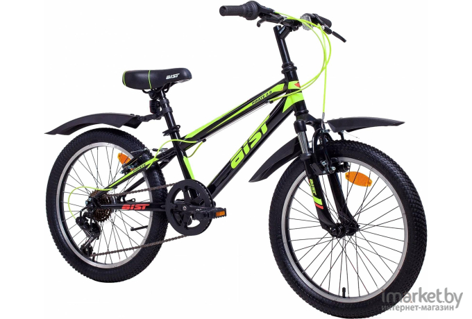 Велосипед детский AIST Pirate 20 2.0 2020 черный/синий