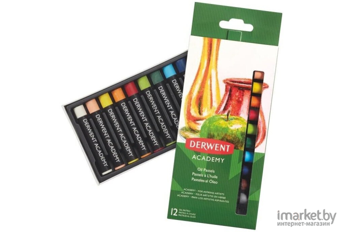 Товары для творчества Derwent Academy Oil Pastel 12 цветов