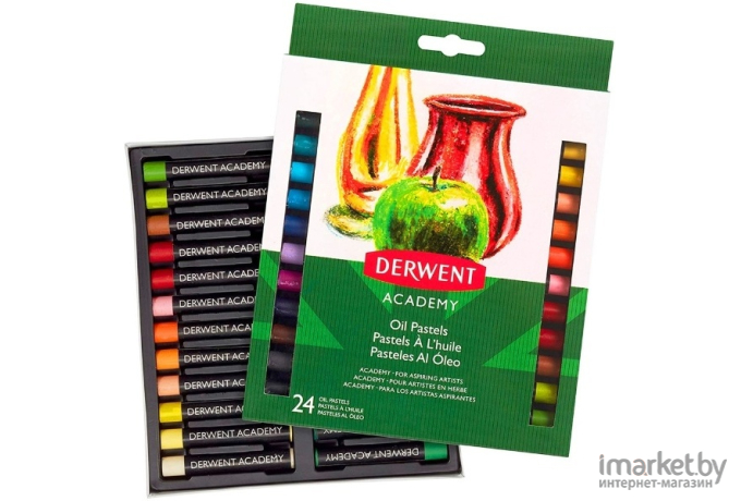 Товары для творчества Derwent Academy Oil Pastel 24 цвета