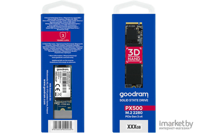 SSD диск GOODRAM M.2 2280 512GB SSDPR-PX500-512-80