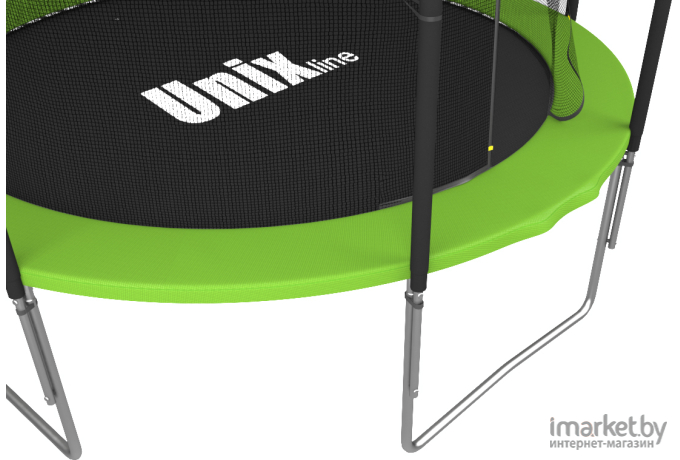 Батут Unix line inside Simple 6 ft-183 см Green с защитной сеткой