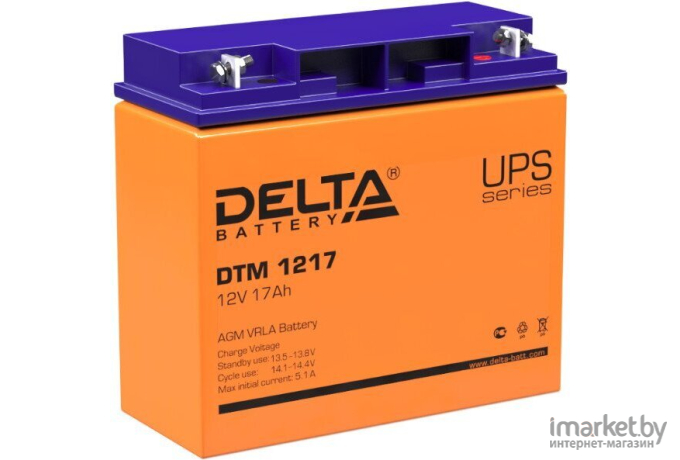 Аккумулятор для ИБП Delta DTM 1217