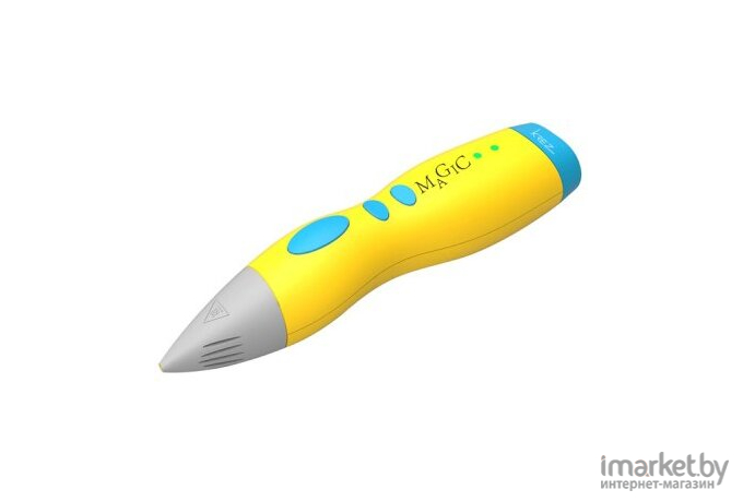 3D-ручка Krez Magic желтый [P3D08]