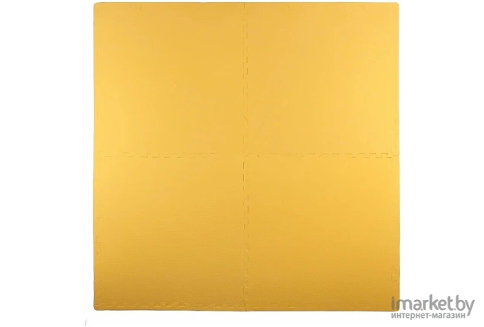 Развивающий коврик ECO COVER Мягкий пол универсальный 60МП желтый