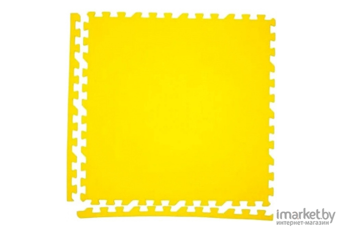 Развивающий коврик ECO COVER Мягкий пол универсальный 60МП желтый