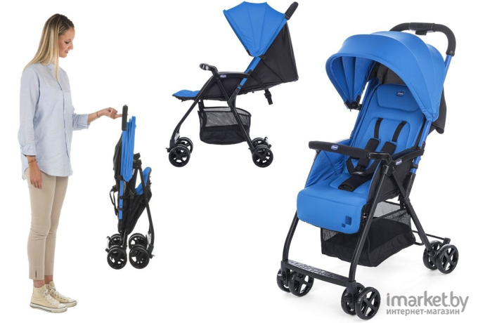 Детская прогулочная коляска Chicco OhLaLa 2 Power Blue [00079472600000]
