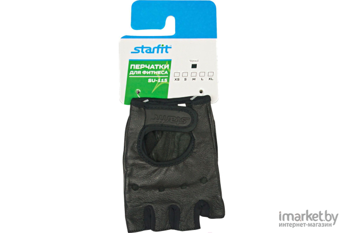 Перчатки для фитнеса Starfit SU-115 S черный