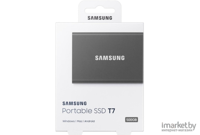 Внешний накопитель Samsung T7 Touch USB3.2  500 ГБ черный [MU-PC500T/WW]