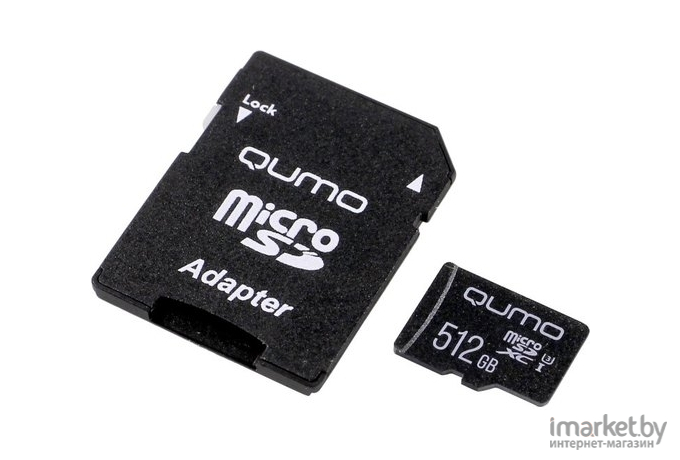 Карта памяти QUMO Micro SecureDigital 512Gb [QM512GMICSDXC10U3]