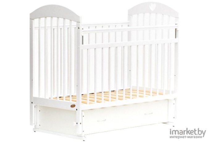 Детская кроватка Bambini Comfort М 01.10.19 белый