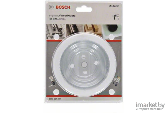 Коронка Bosch биметаллическая d102 мм [2.608.594.239]