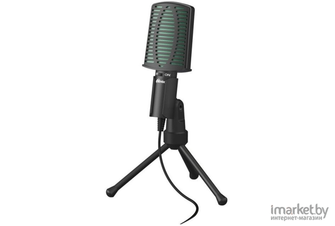 Микрофон Ritmix RDM-126 Black/Green