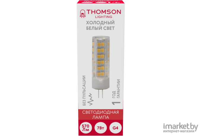 Светодиодная лампа Thomson G4 7W 570Lm 6500K [TH-B4233]