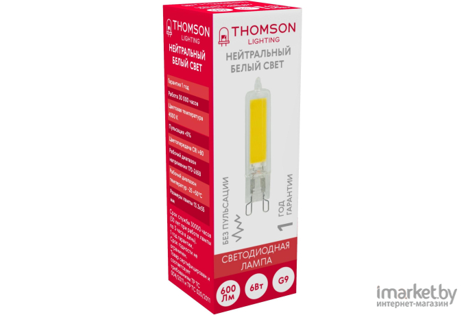 Светодиодная лампа Thomson G9 COB 6W 600Lm 4000K [TH-B4211]