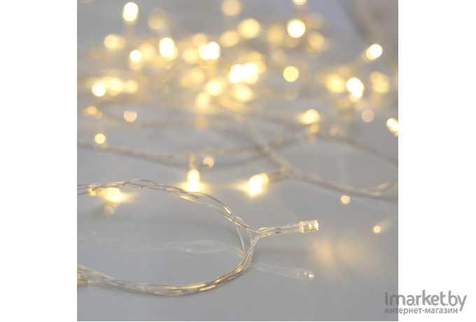 Новогодняя гирлянда Luazon Нить 50 LED 5м теплый белый [3556757]