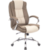 Офисное кресло Everprof KLIO PU коричневый/бежевый