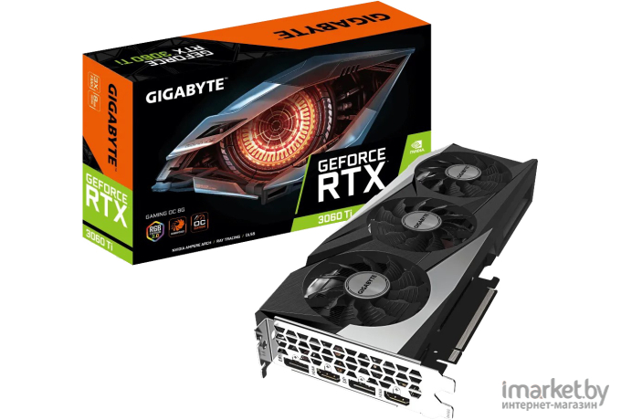 Видеокарта Gigabyte NVIDIA GeForce RTX 3060Ti GAMING OC 8G [GV-N306TGAMING OC-8GD]