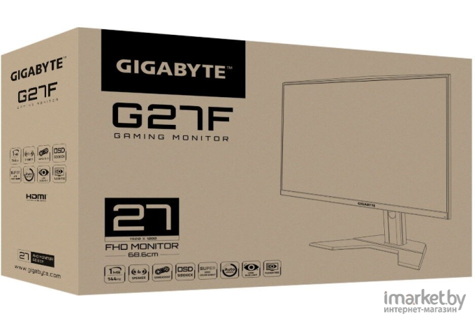 Монитор Gigabyte G27F [20VM0-GG27FBI-1EKR]