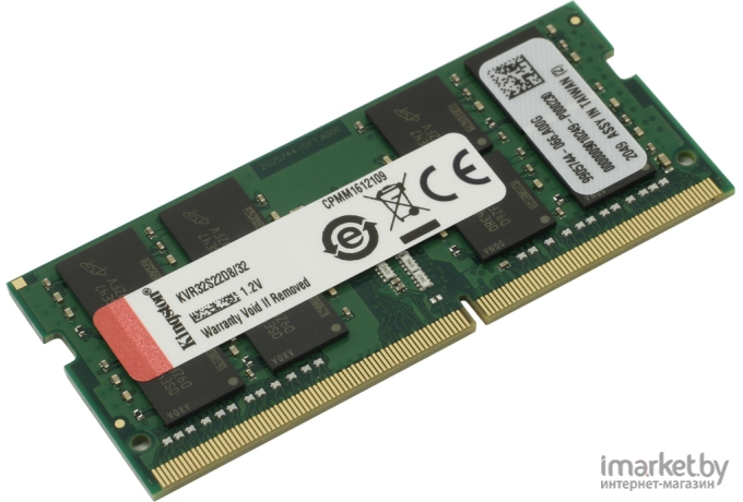 Оперативная память Kingston DRAM 32GB 3200MHz DDR4 Non-ECC CL22 [KVR32S22D8/32]