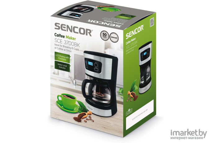 Кофеварка Sencor SCE 3700BK