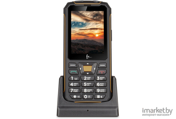 Мобильный телефон F+ R280C Black/Orange