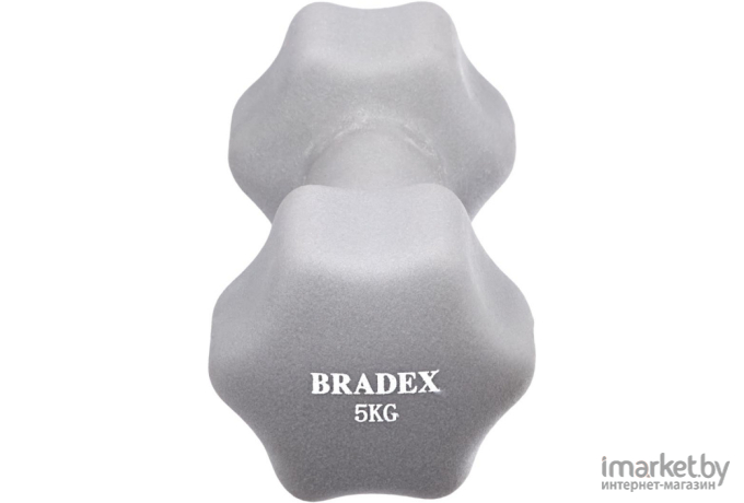 Гантель Bradex SF 0545 5 кг серый