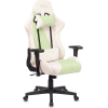 Геймерское кресло Zombie Viking X Fabric белый/зеленый [VIKING X GREEN]