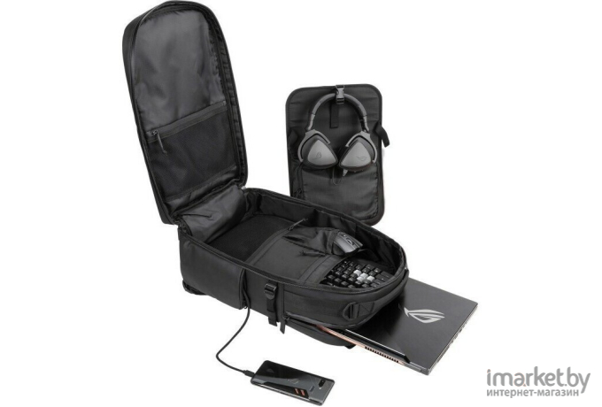 Рюкзак для ноутбука ASUS ROG Ranger BP3703 чёрный [90XB05X0-BBP010]