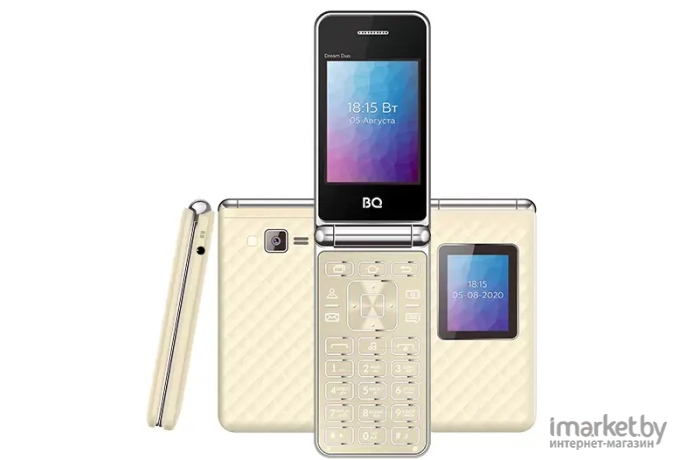 Мобильный телефон BQ-Mobile 2446 Dream Duo Gold