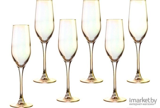 Набор бокалов для шампанского Luminarc Celeste. Золотистый хамелеон [P1636]