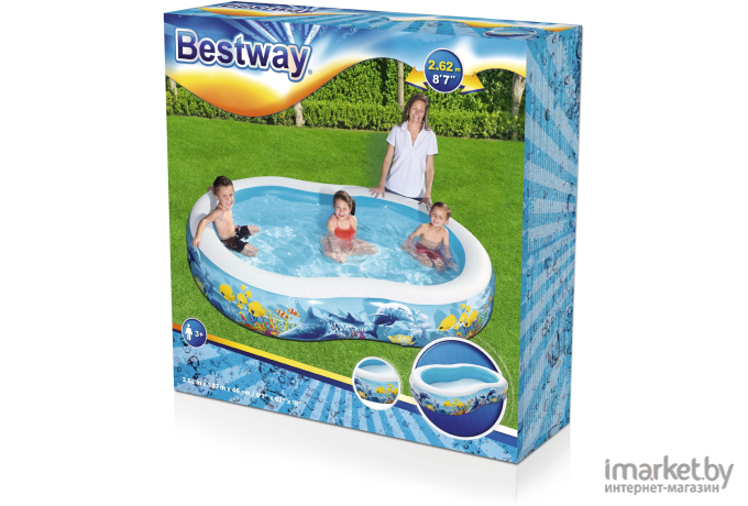 Надувной бассейн Bestway Play Pool 262x157x46 [54118]