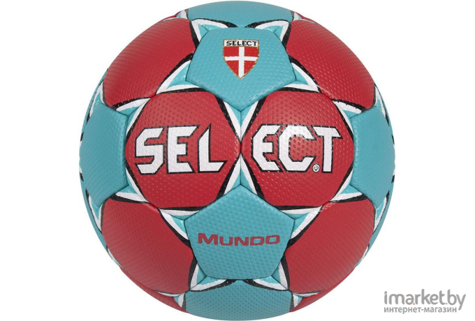 Гандбольный мяч Select Mundo № 3 зеленый/красный/черный
