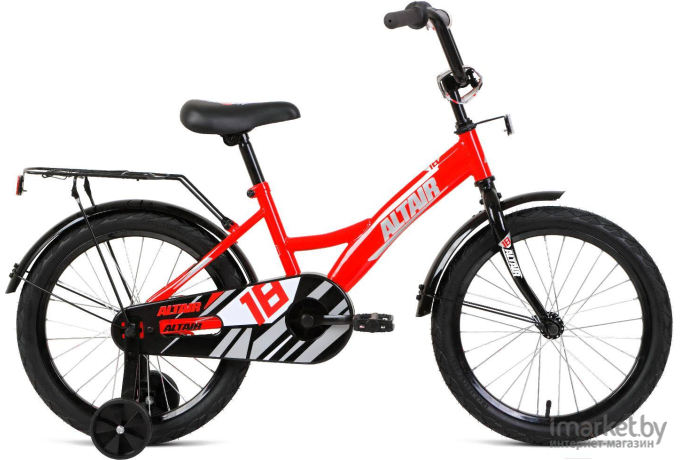 Велосипед детский Forward ALTAIR KIDS 18 2020-2021 красный/серебристый [1BKT1K1D1006]