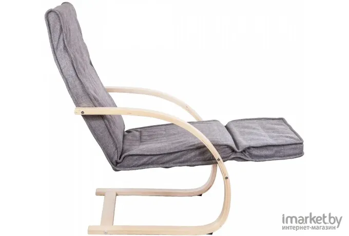 Кресло AKS Grand ткань серый
